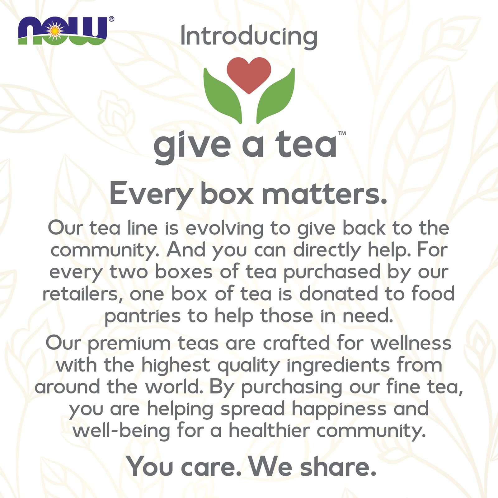 NOW Foods Give a Tea™ Ojibwa Tea, Herbal, 24 Count (Pack of 3), No Color