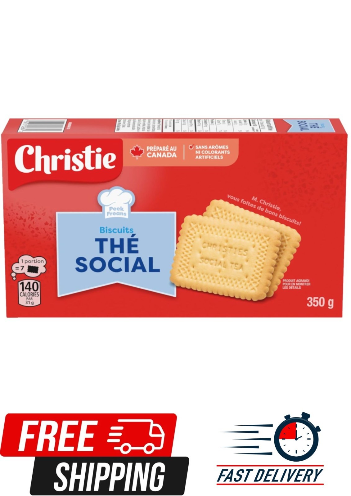 Peek Freans Social Tea Cookies – 350g Delightful Canadian Treats