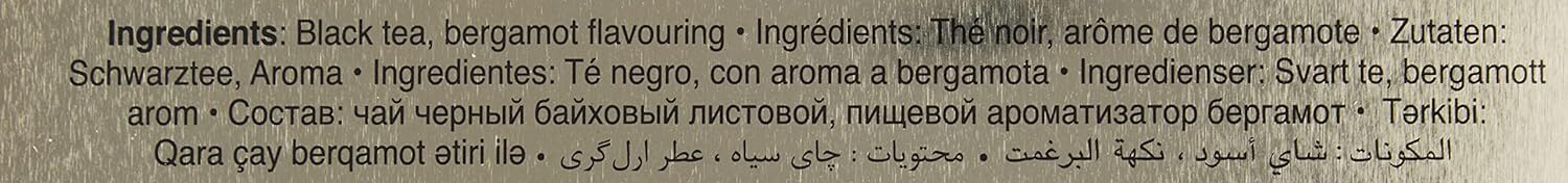 Ahmad Tea Earl Grey Aromatic Loose Tea Ceylon Caddy 17.6 Ounce