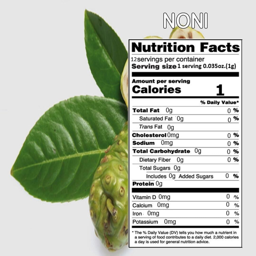 [GAGOPA] 100% Pure Noni Herbal Tea, 1g x 12 Teabags (5-Pack, 60ea)