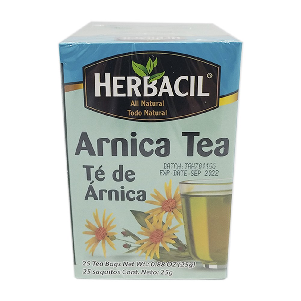 Herbacil Arnica Tea. 25 Tea Bags Pack of 7.