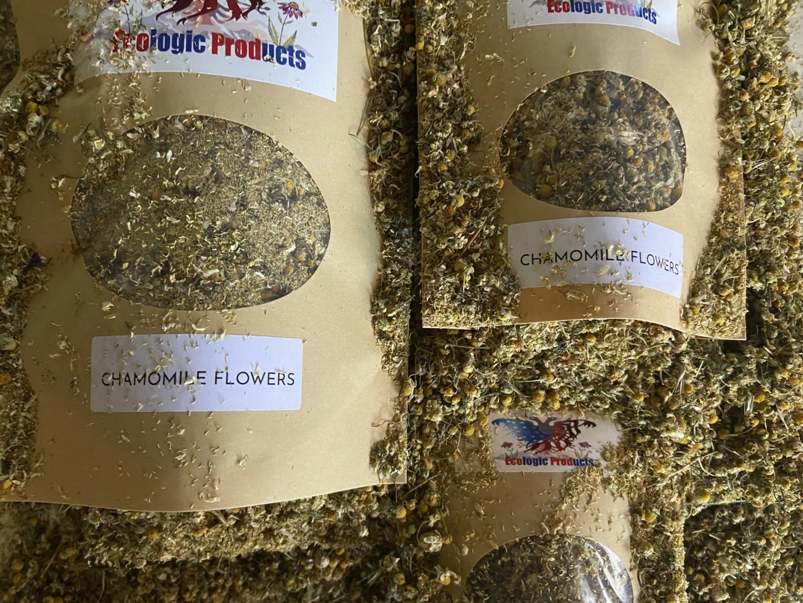 European Natural Chamomile Flowers Dried 1 oz. – 48 oz. Wild Crafted Free Ship