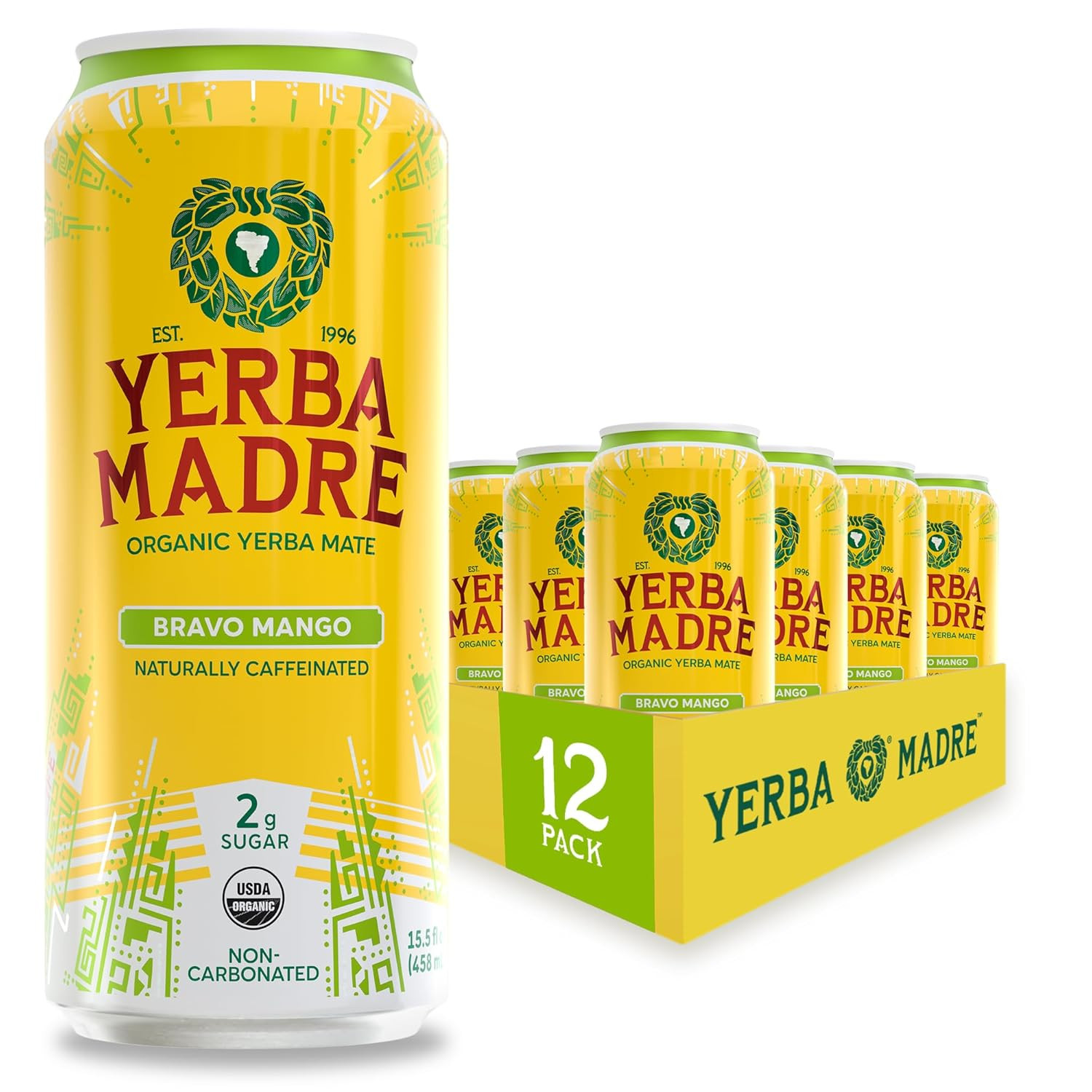 Organic yerba mate for natural energy and focus without crash in your day today!