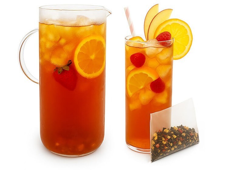 white sangria iced tea pouch 12 count bag makes 32 oz each
