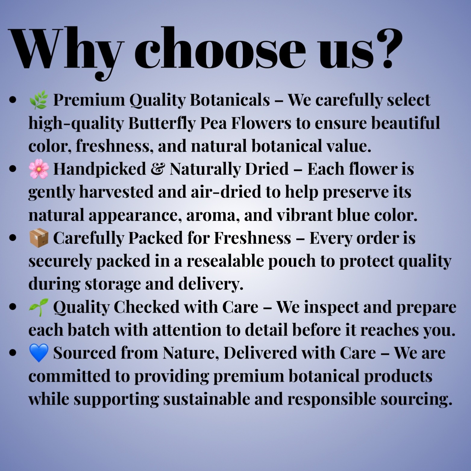 Organic Butterfly Pea Flowers 32 Oz – 67 Oz Blue Tea Clitoria Ternatea Natural