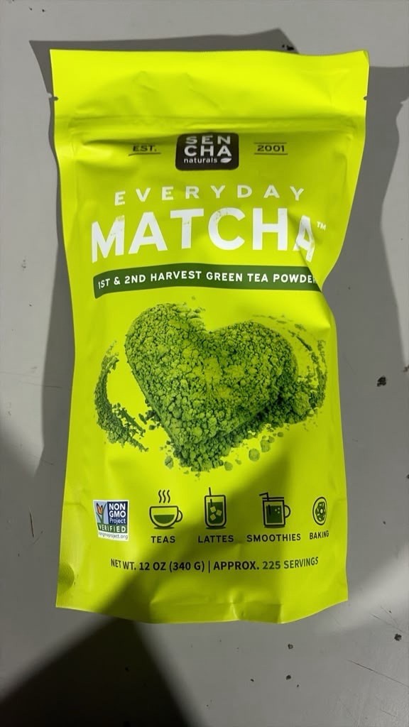 Sencha Matcha Green Tea Powder ceremonial Bags Latte Japanese 12 oz Te Verde