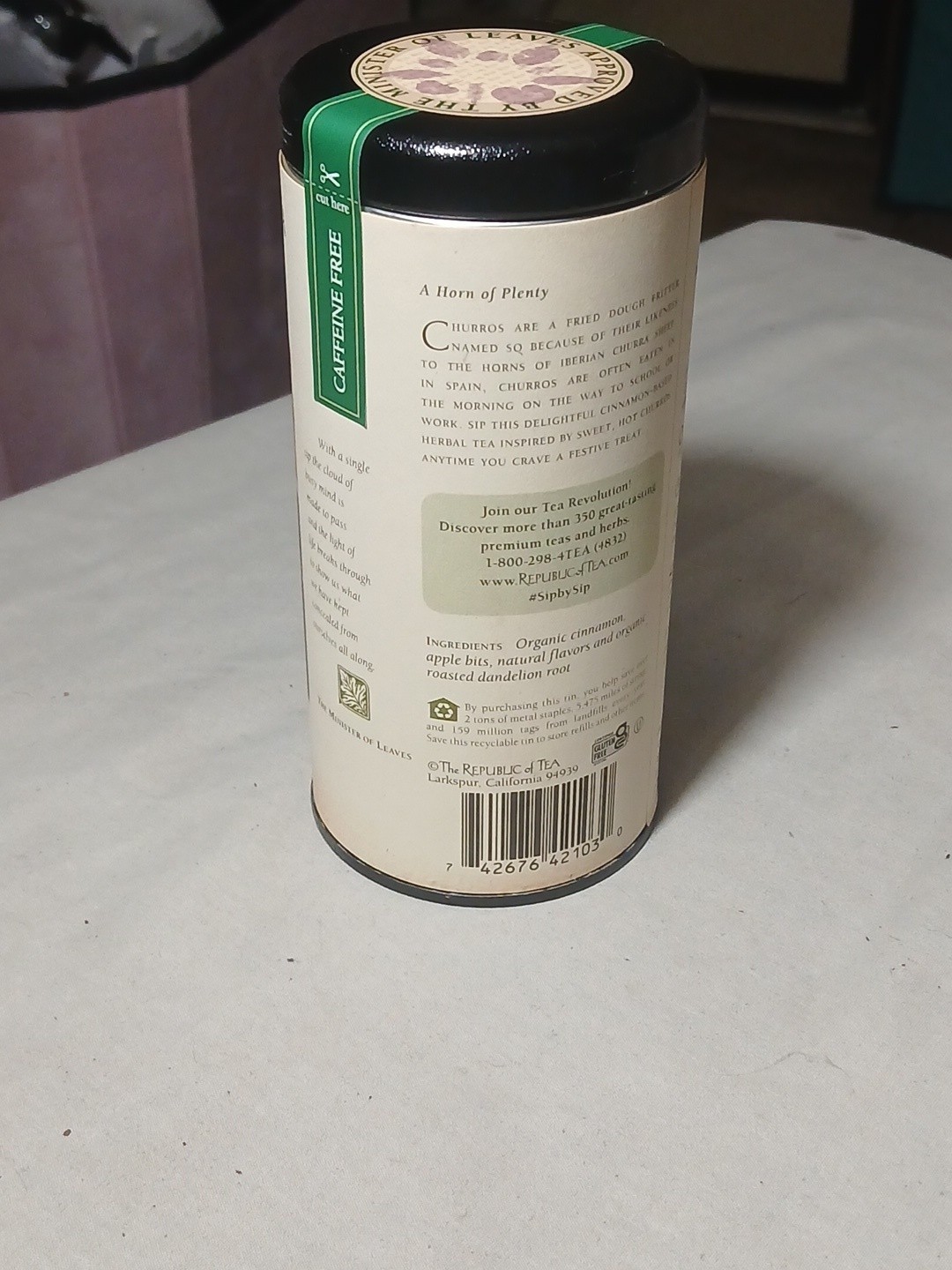 The Republic of Tea Herbal Tea Bags in Tin SuperAdapt, SuperGreen & More! U Pick