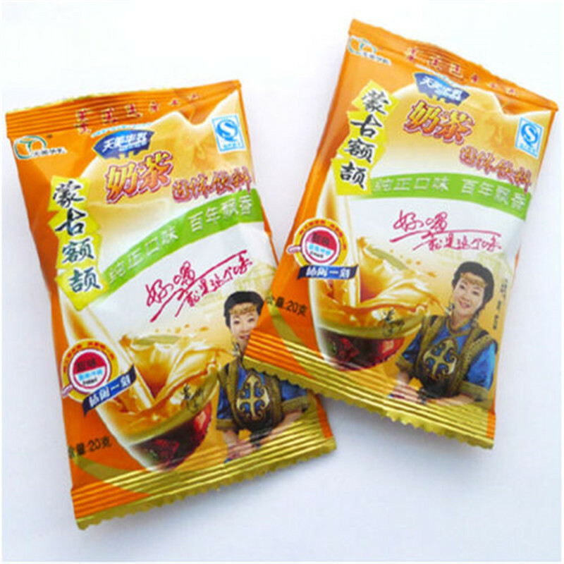 Mongolian Suutei Tsai Instant Milk Tea Powder Buttered Salty Sweet Drink