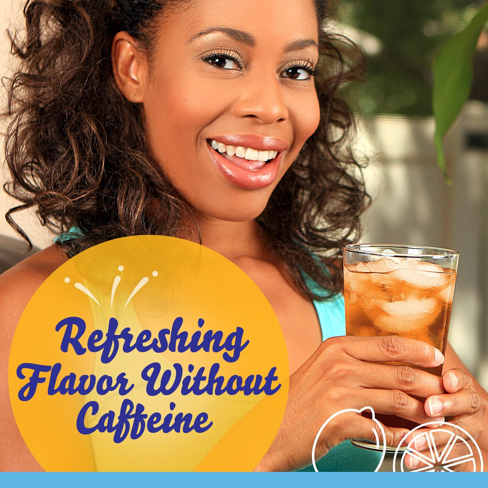 Sugar-Free Decaffeinated Lemon Iced Tea Naturally Flavored Powdered Drink Mix…