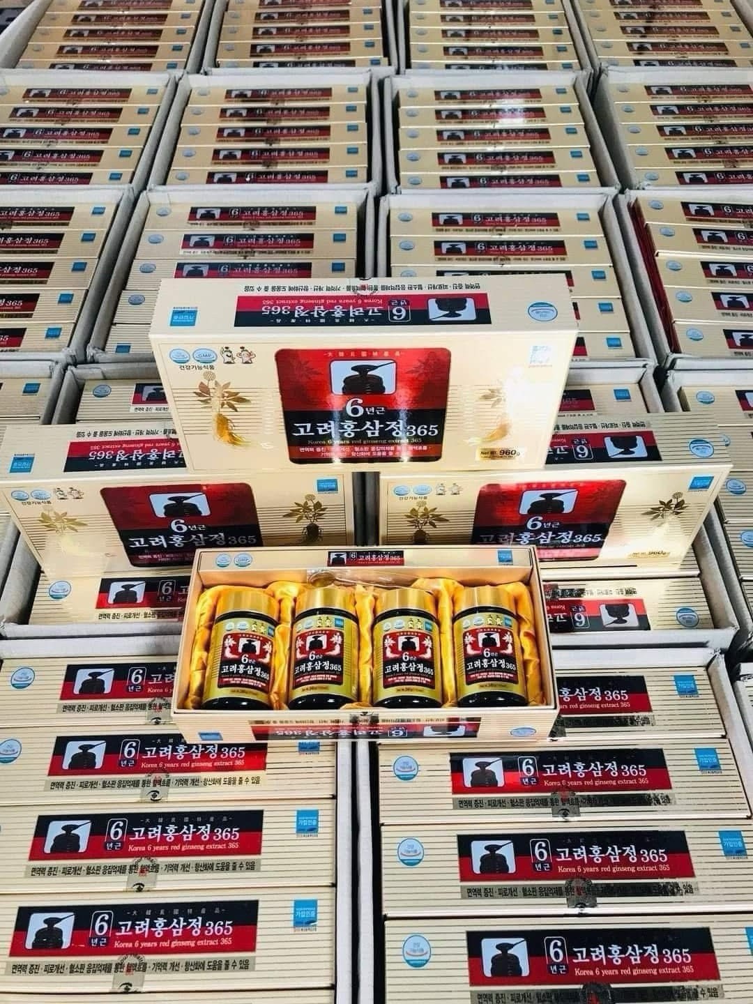 Korean 6 Years Red Ginseng Extract 365, 240g x 4ea Red Ginseng Tea