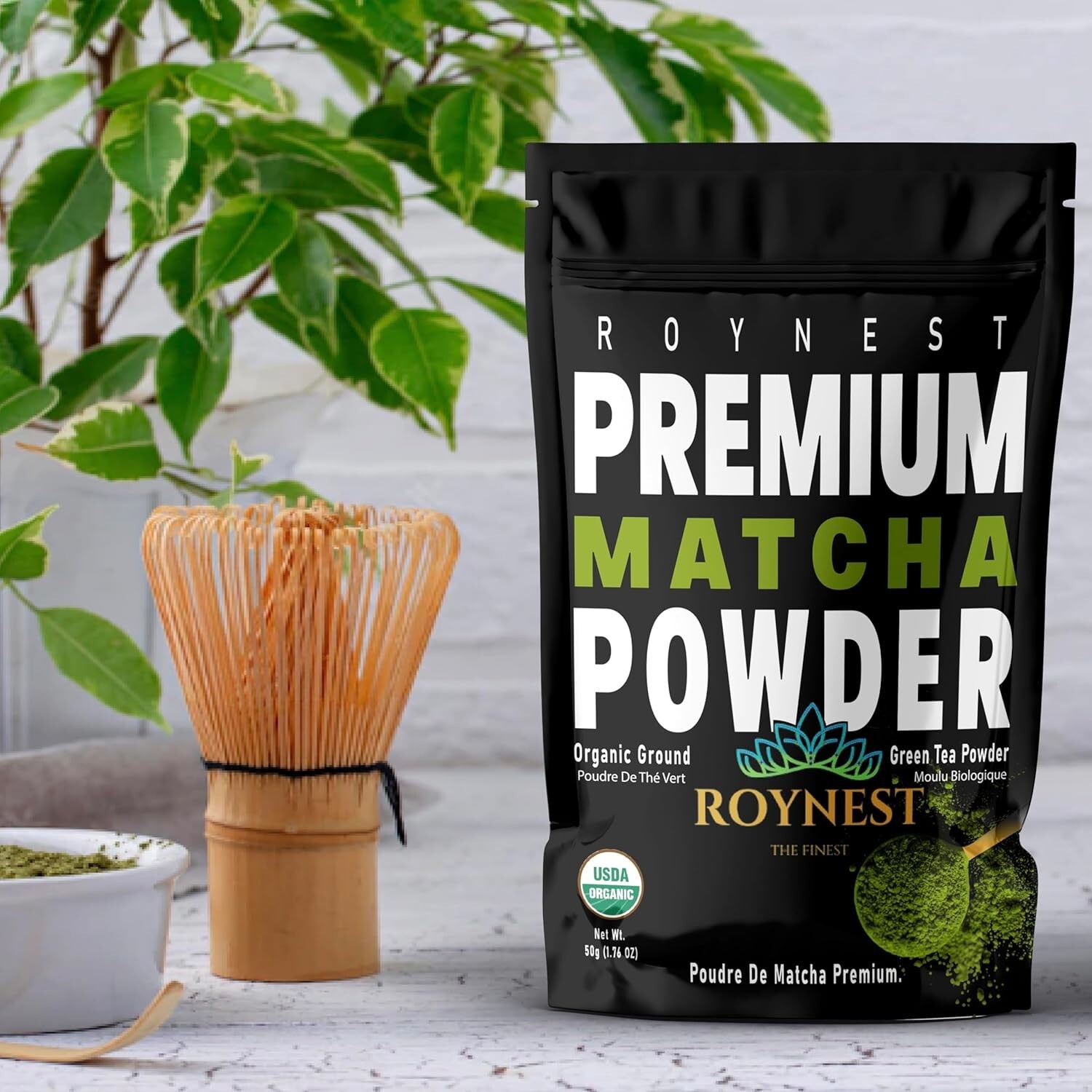 Matcha USDA 100% OrgaNico Te Verde En Polvo 1 Oz Para Adelgazar Rapido Sin BPA Y