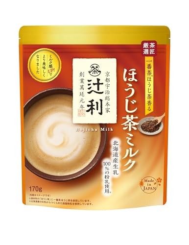 Brand New! – Tsujiri Hojicha Milk Powder 170g Roasted Green Tea Latte Mix