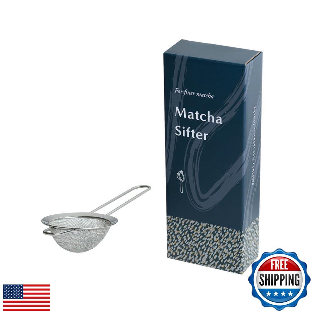 Naoki Matcha Large Stainless Steel Matcha Tea Sifter with Handle Matcha Set –
