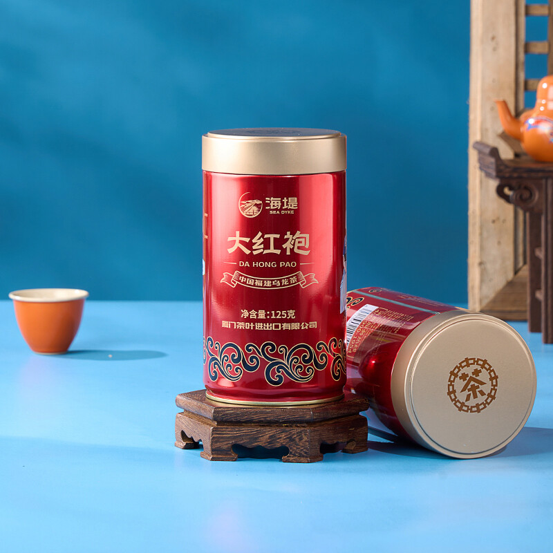 Sea Dyke AT103A DA HONG PAO CHINA FUJIAN OOLONG TEA Da Hung Pao 125g Tin