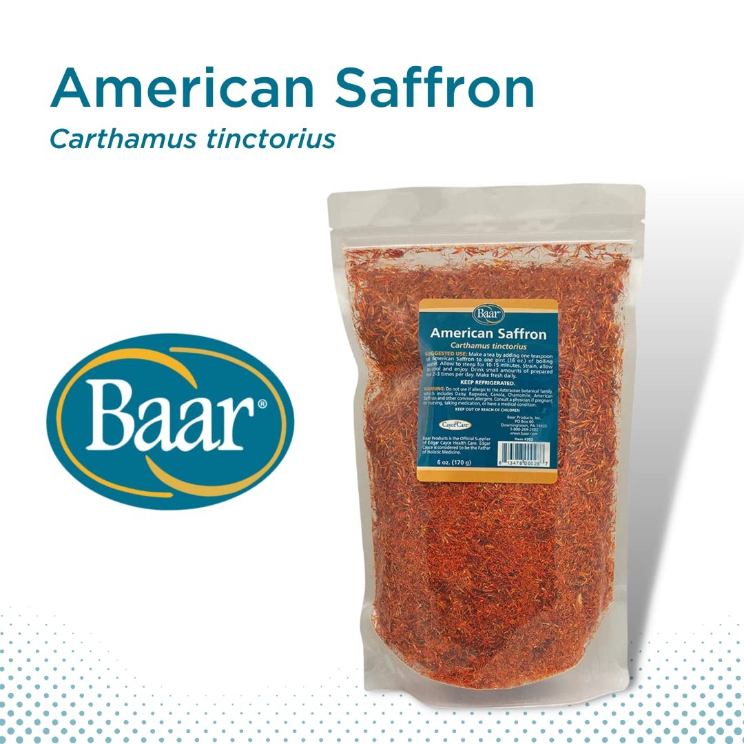 6 Ounce American Saffron Herbal Tea Digestive Aid Psoriasis Relief Tea
