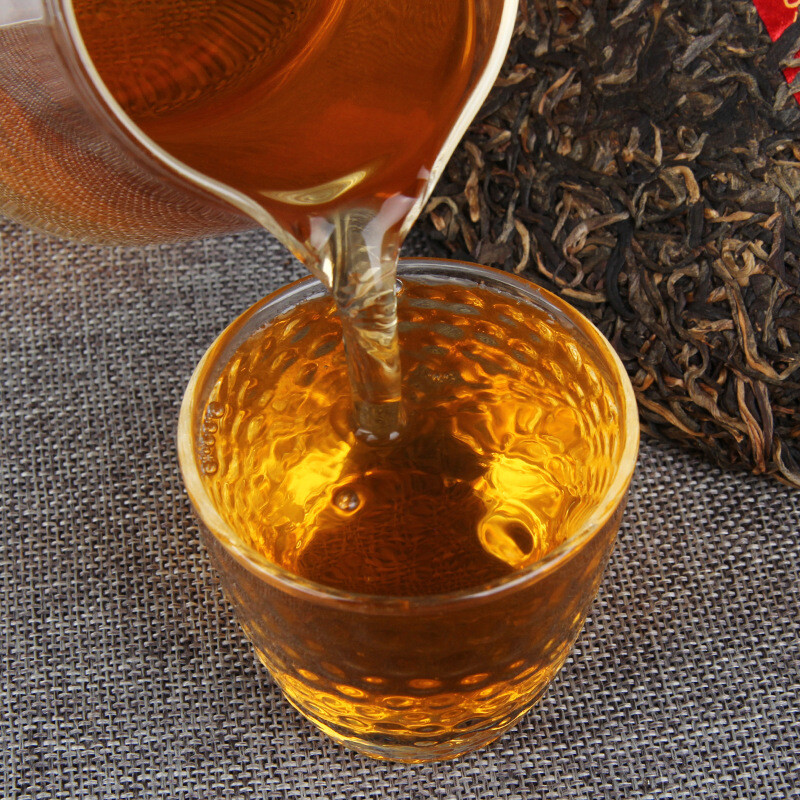 400g 2006 Menghai Qizi Cha Pu’er Tea Cake Chinese Green Tea Big Leaf Pu-erh Tea