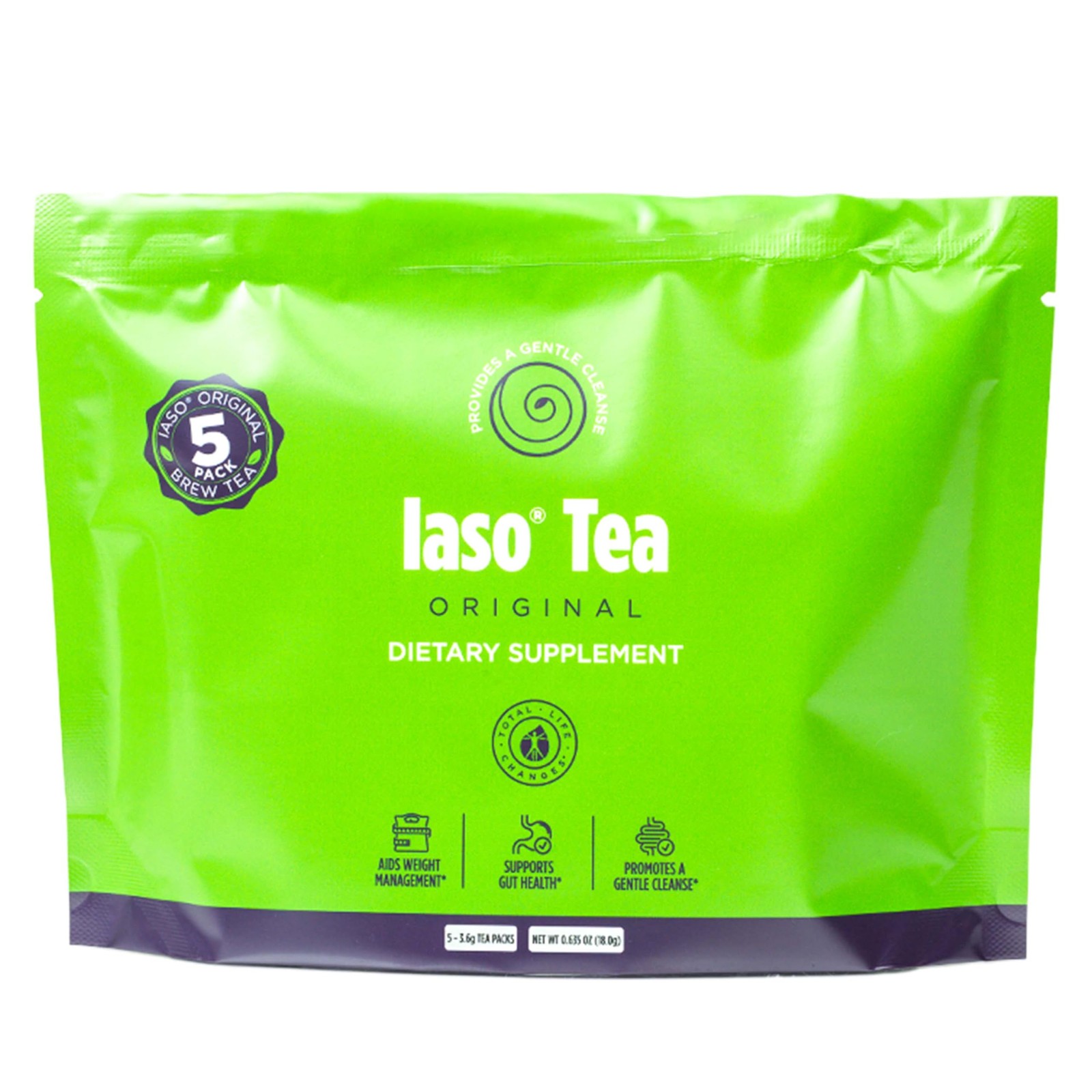 Brewed Tea Original Cleansing Refreshing Balanced Lifestyle 10 Sachets 5 Packs