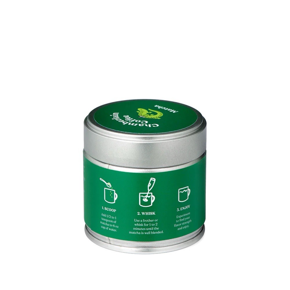Chamberlain Coffee Organic Matcha Green Tea Powder Vegan, Gluten-Free 1.06oz