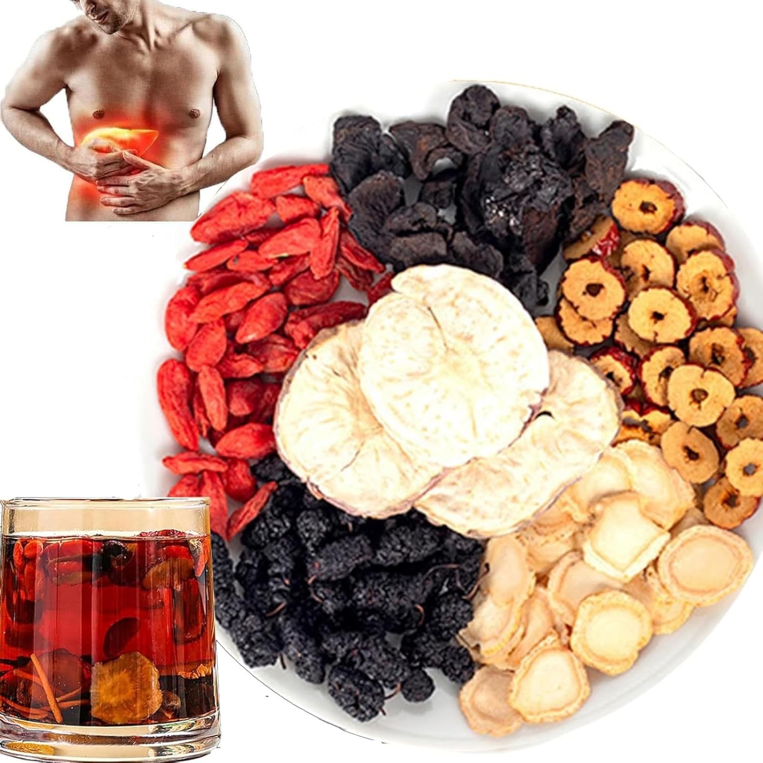 Ginseng six treasure tea ,Kidney tea ,liver tea ,red date tea , kidney health US