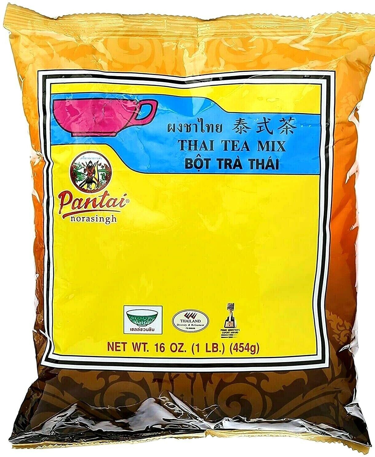 Thai Iced Tea Traditional Restaurant Style, 16 oz (1LB.)