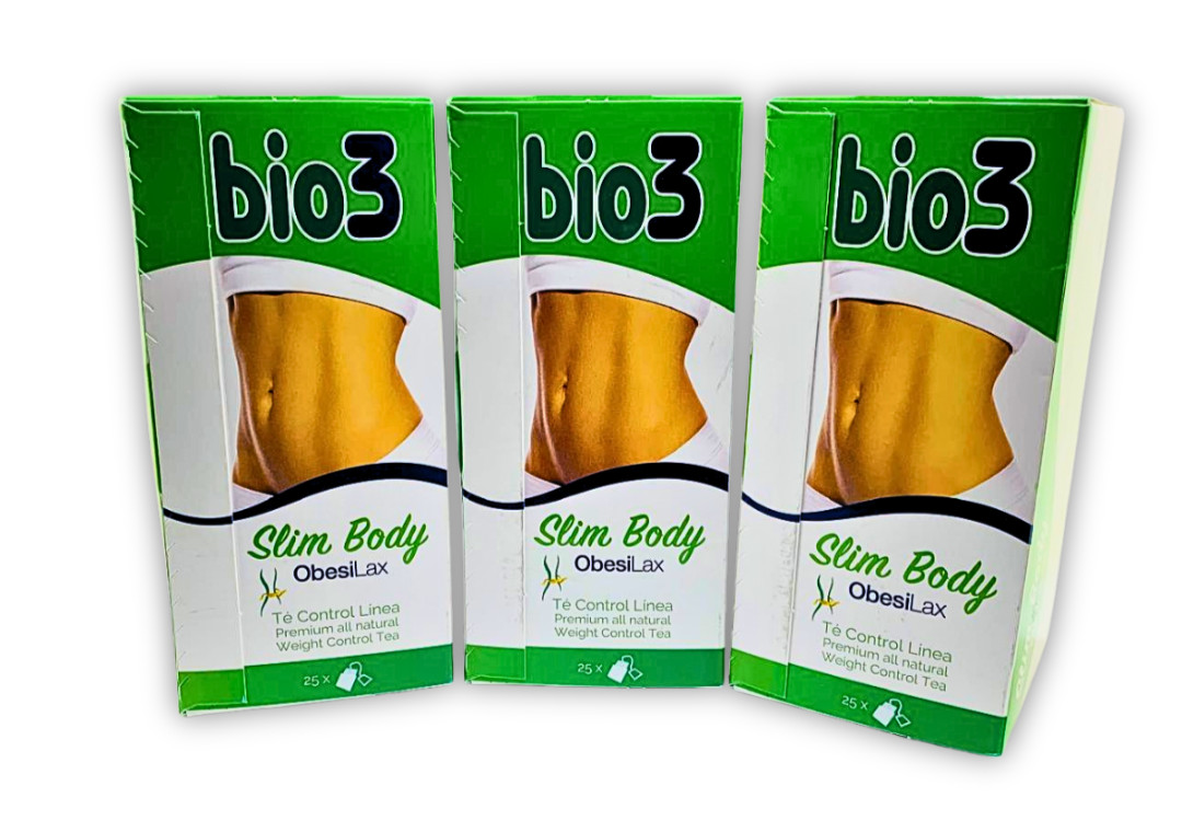 3x Bio3 Herbal Tea – 25 Bags – Slim Shape Support with Natural Botanicals