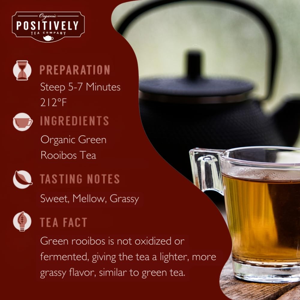 South African Green Rooibos Tea, Loose Leaf, 16 Ounce