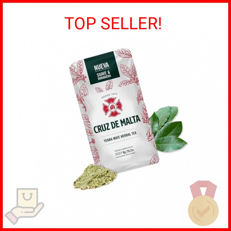 Cruz de Malta Yerba Mate Tea – 1kg (2.2 lbs) Loose Leaf – Traditional Argentine