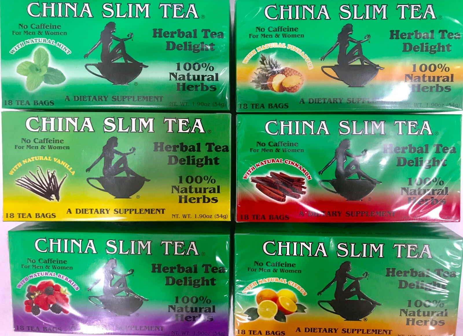 CHINA SLIM TEA Herbal Tea Dietary Supplement (with NATURAL HERBS)