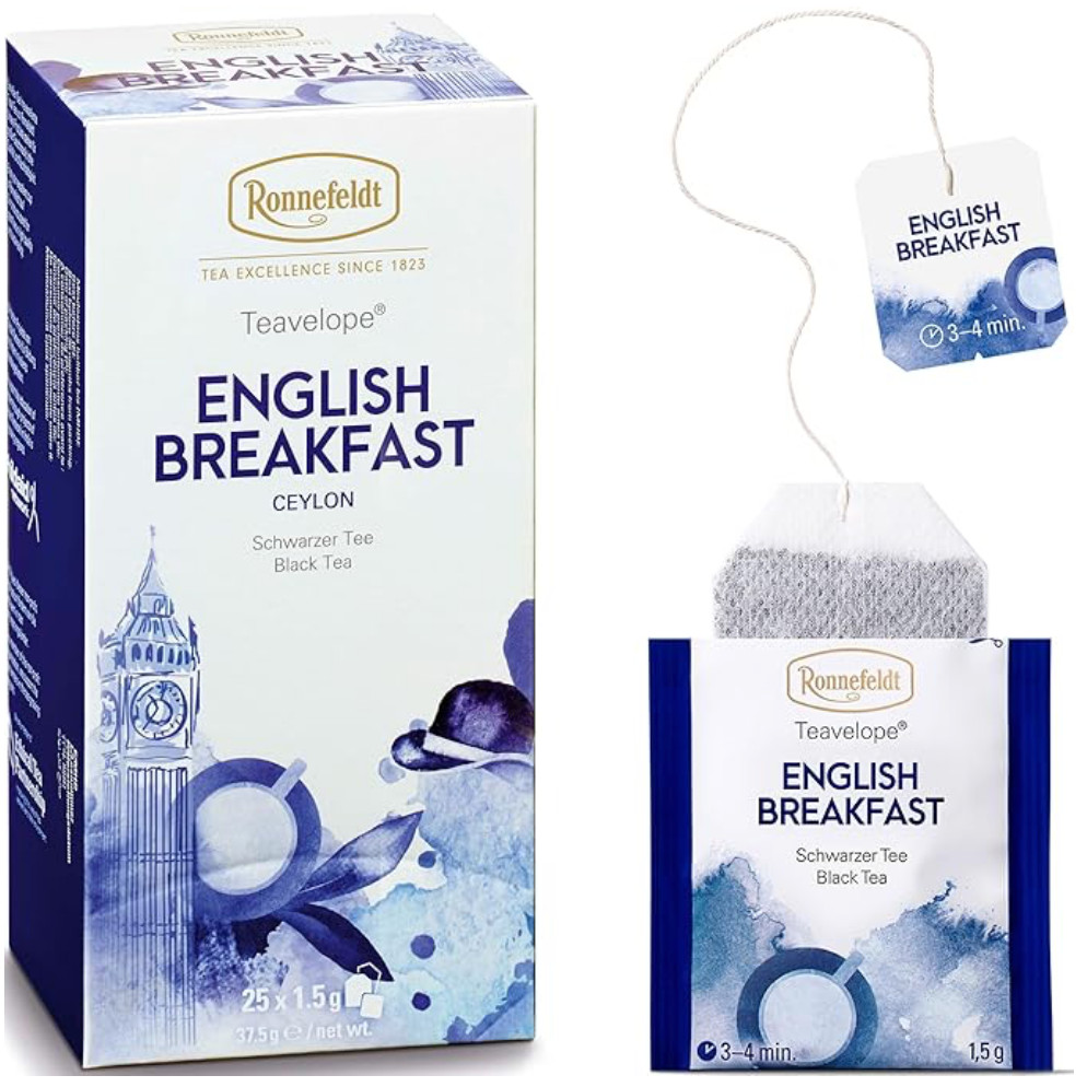 6 packs Ronnefeldt Teavelope® English Breakfast tea (BIO) (150 bags)