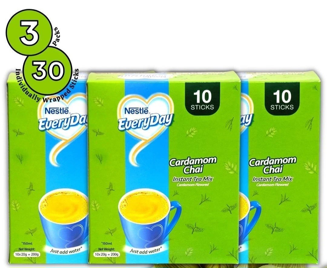 Nestle Everyday Cardamom Chai Instant Tea Mix 30 Sticks Offer| Free Shipping