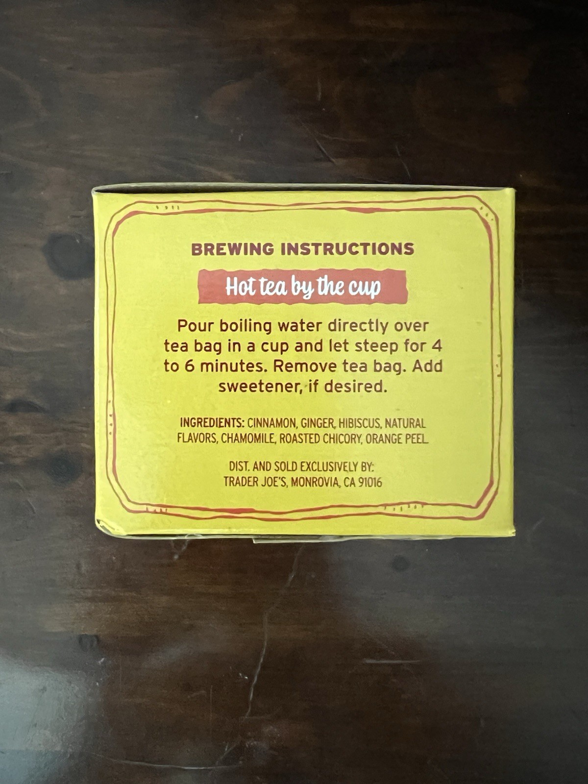 🍁 Trader Joe’s Harvest Blend Caffeine Free Herbal Tea – Sealed, 7/2026 🍁