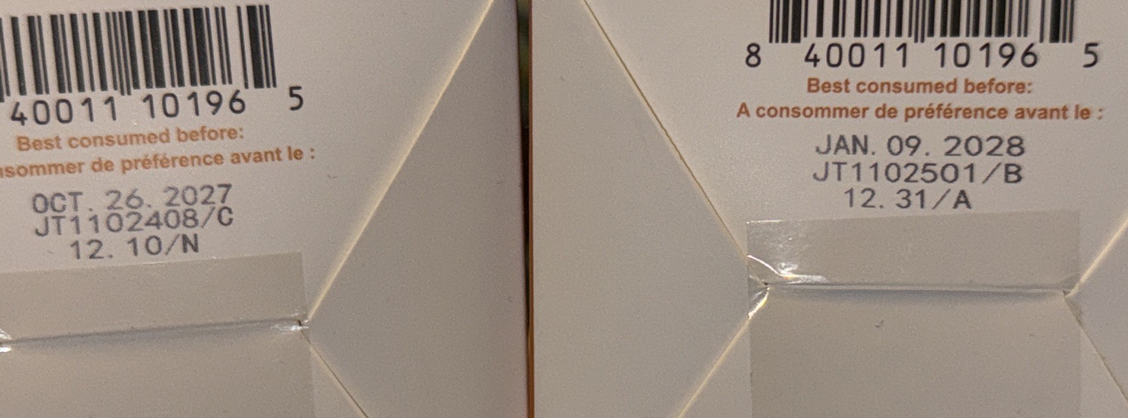 TOUCH ORGANIC MANGO 🥭 ORGANIC GREEN TEA 2 Boxes = 80 Tea Bags-BB 2027/2028