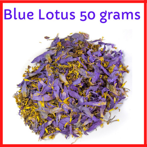 Dried Organic Blue Lotus Flower Tea | Best Lucid dream tea 50g(1.73oz)