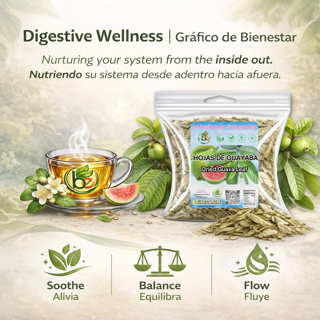 Hojas de Guayaba Té (Whole Dried Guava Leaf Tea) – 4oz (113g) | Crafted by Natur