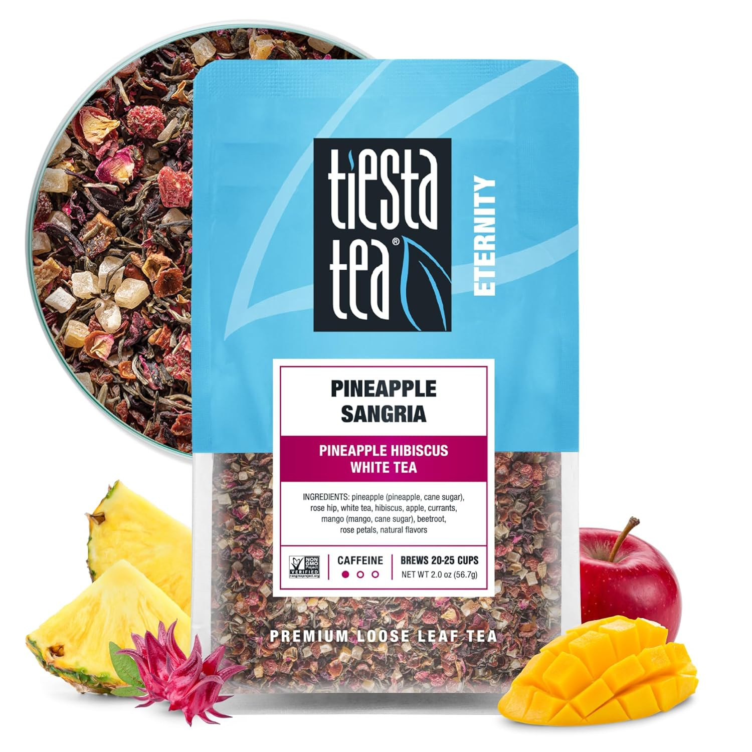 Pineapple Sangria Loose Leaf Tea – Pineapple Hibiscus White Tea Blend | Premium