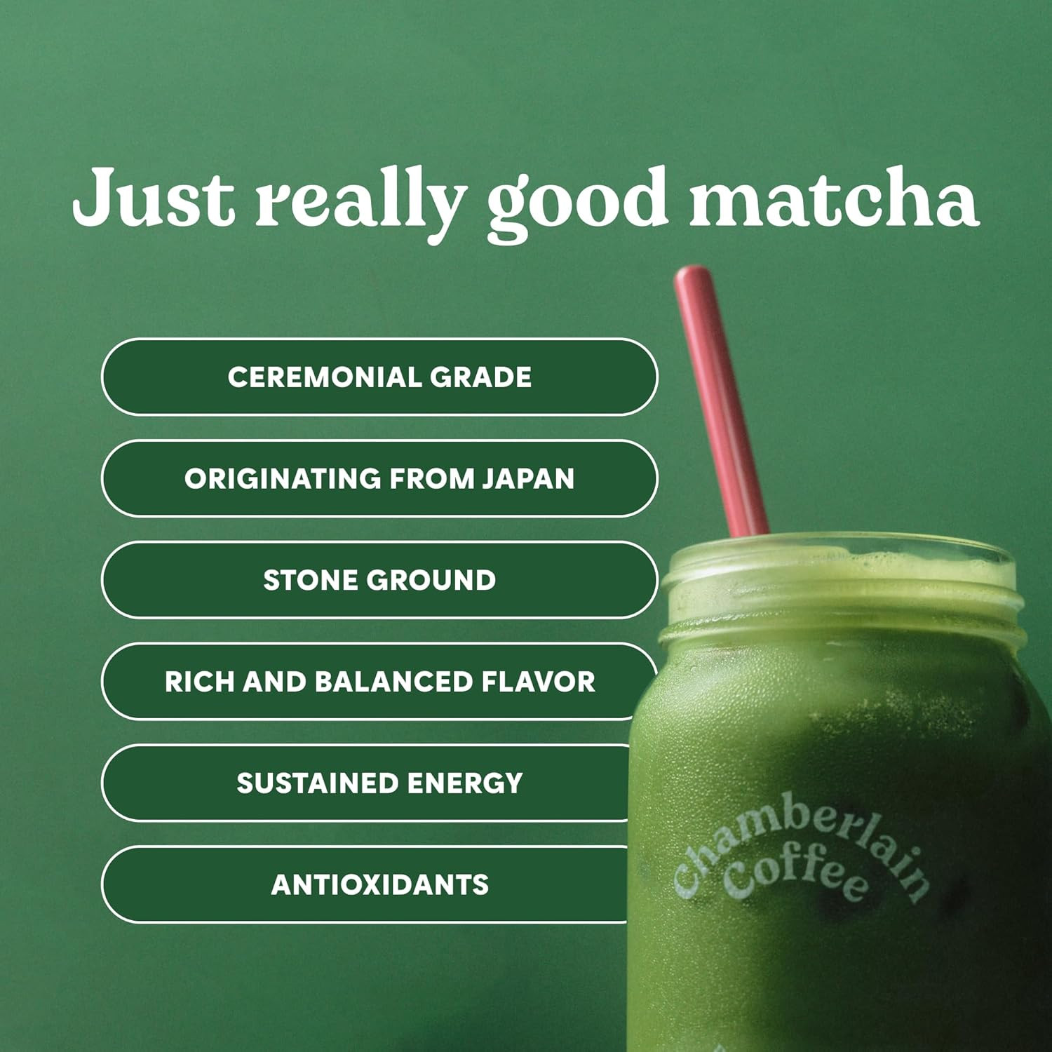 Vanilla Matcha Green Tea Powder – Madagascar Vanilla + Ceremonial Grade – Hot or