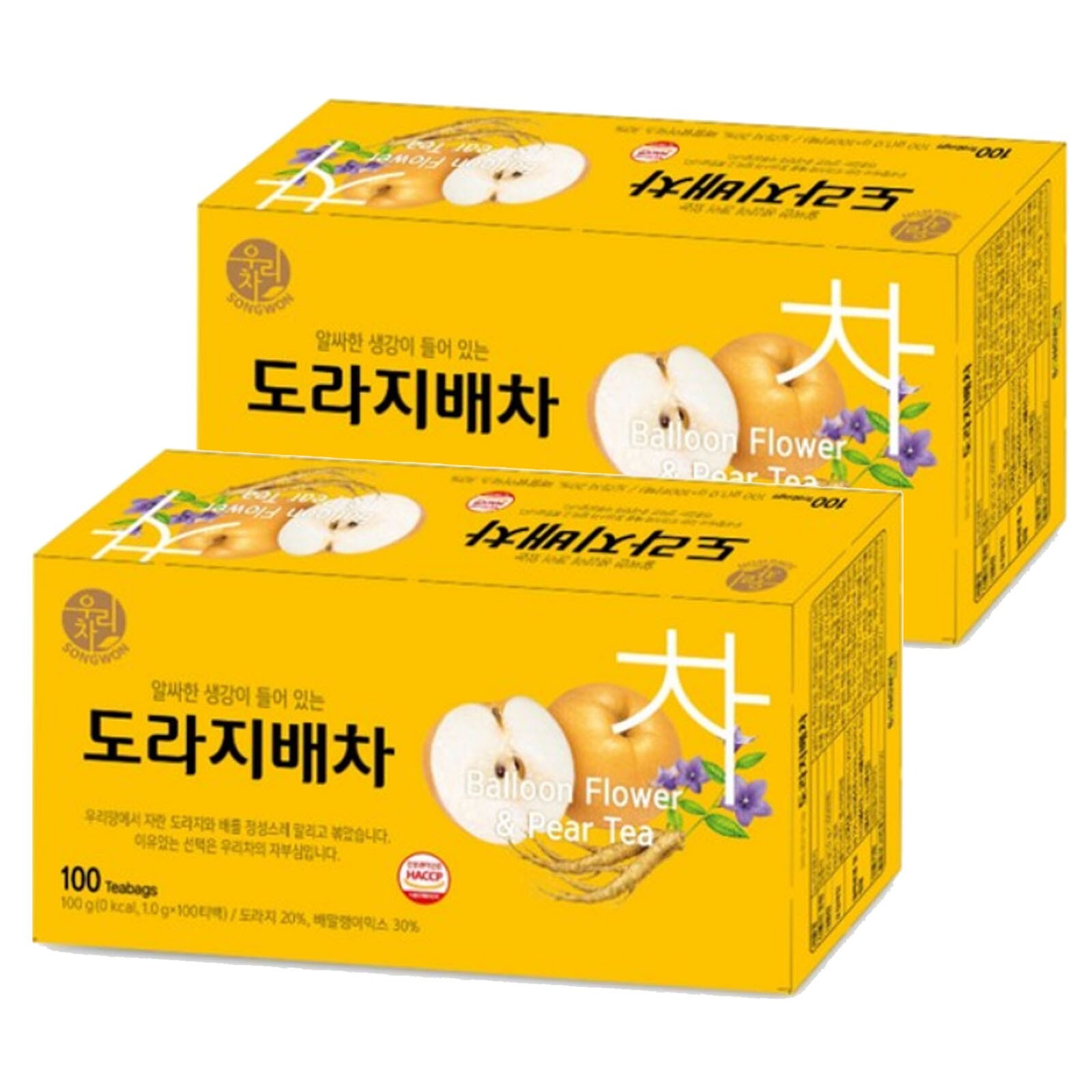 Korean Songwon Bellflower Pear Tea 200 Tea bag
