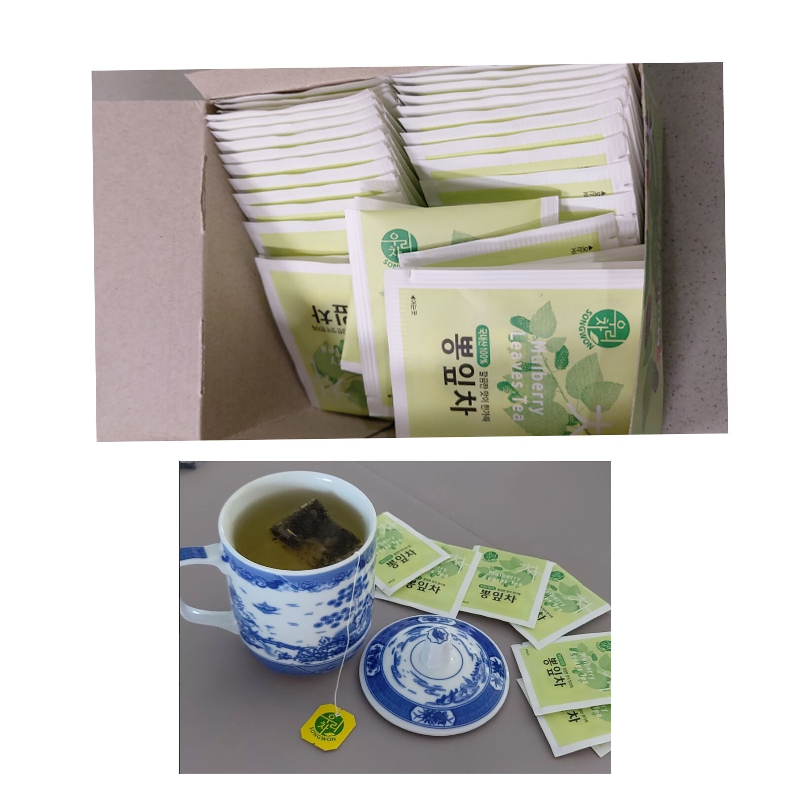 Korean Songwon Mulberry + Sword Bean + Bellflower Pear Tea 120 T bag