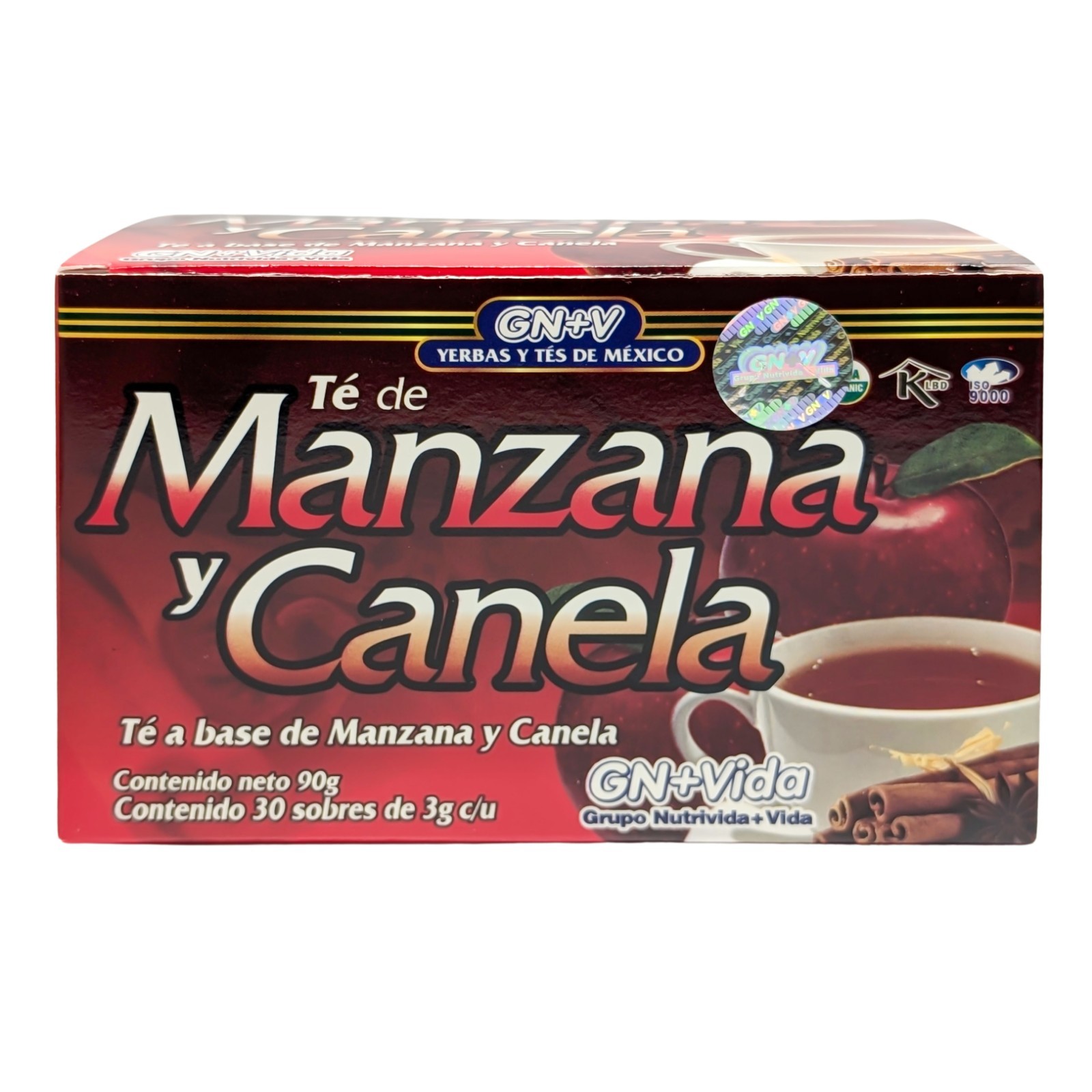 Te de Manzana y Canela 30 Sobres 100% Natural- 30 tea bags Apple & Cinnamon