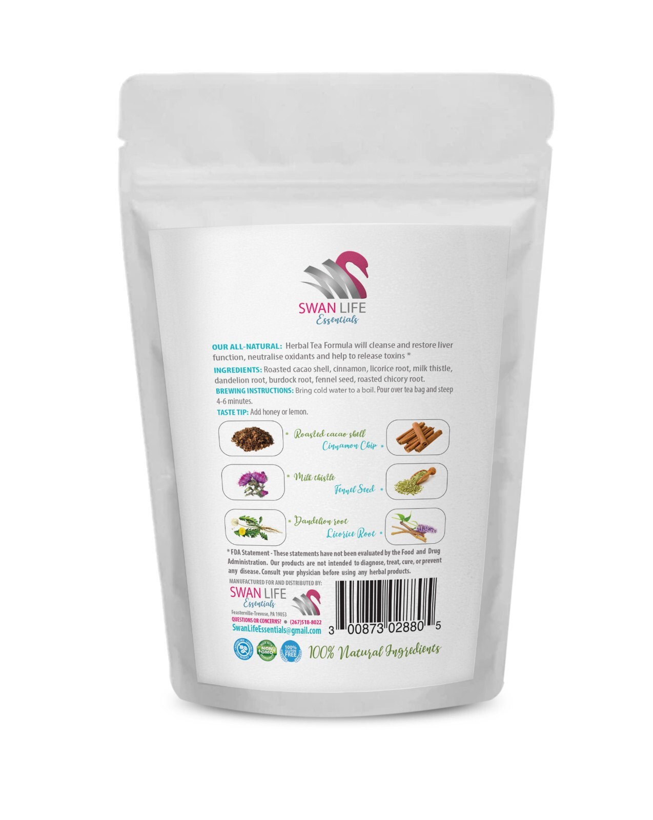 liver tea herbs – LIVER CLEANSE TEA – Milk thistle tea 1 Pks 14 Bags