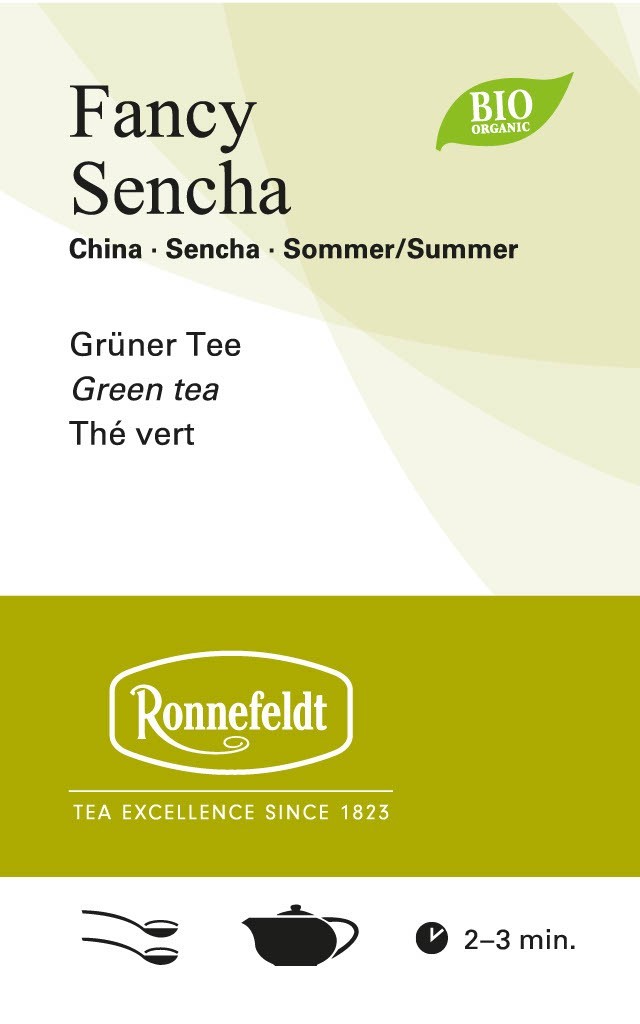 Ronnefeldt Premium Loose Leaf Green Tea – Fancy Sencha (Organic) – 250 g