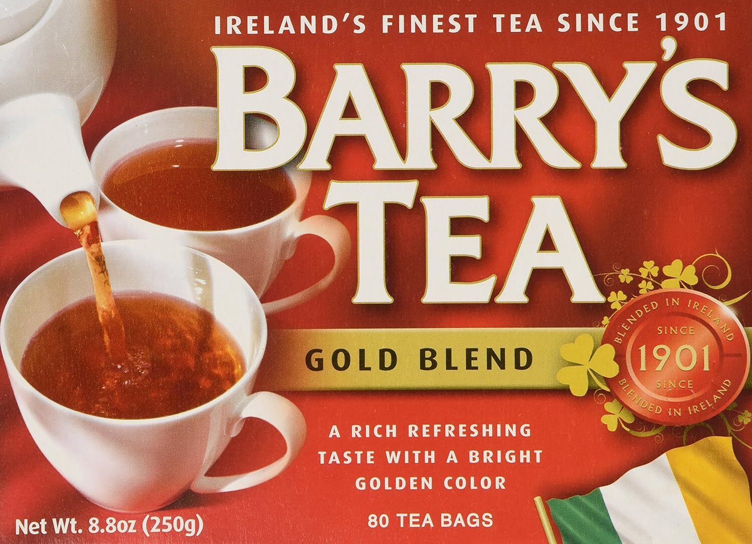 Barry’s Tea Gold Blend 80 Count (Pack of 2)