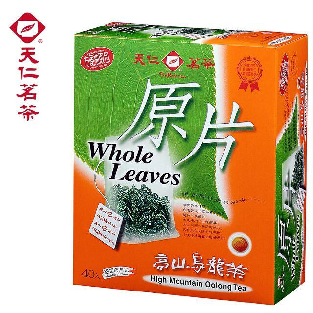 TEN REN Whole Leaves Taiwan High Mountain Oolong Tea Bag (3g*40bags)天仁茗茶 高山烏龍茶原片