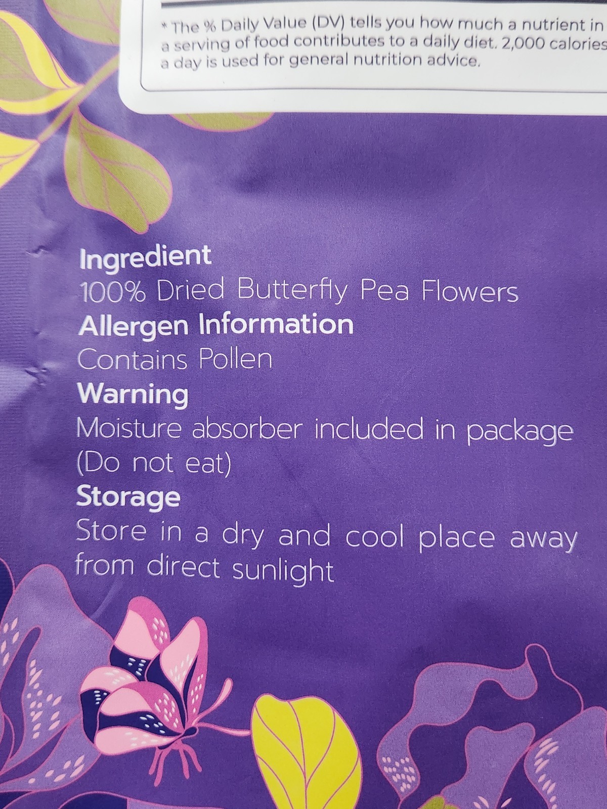 Butterfly Pea Flower Tea – 60 Tea Bags – Exp. 8/13/26 – NEW