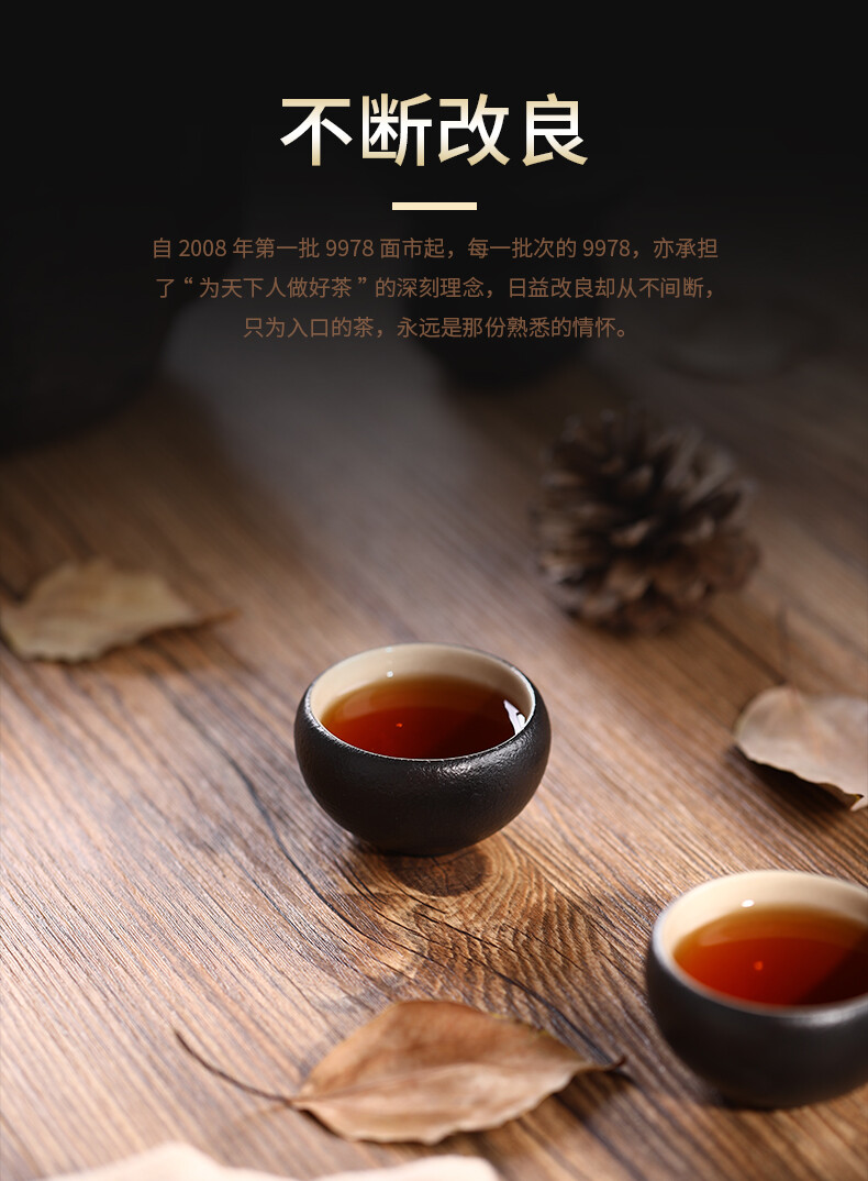 2020 Laotongzhi 9978 Batch 201 Ripe Pu Er Pu-erh Yunnan Haiwan Shu Puer Tea 357g