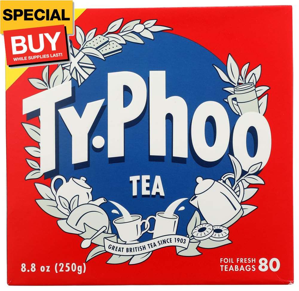 Tea 80ct Tea Bags 8.82 ounces 250g