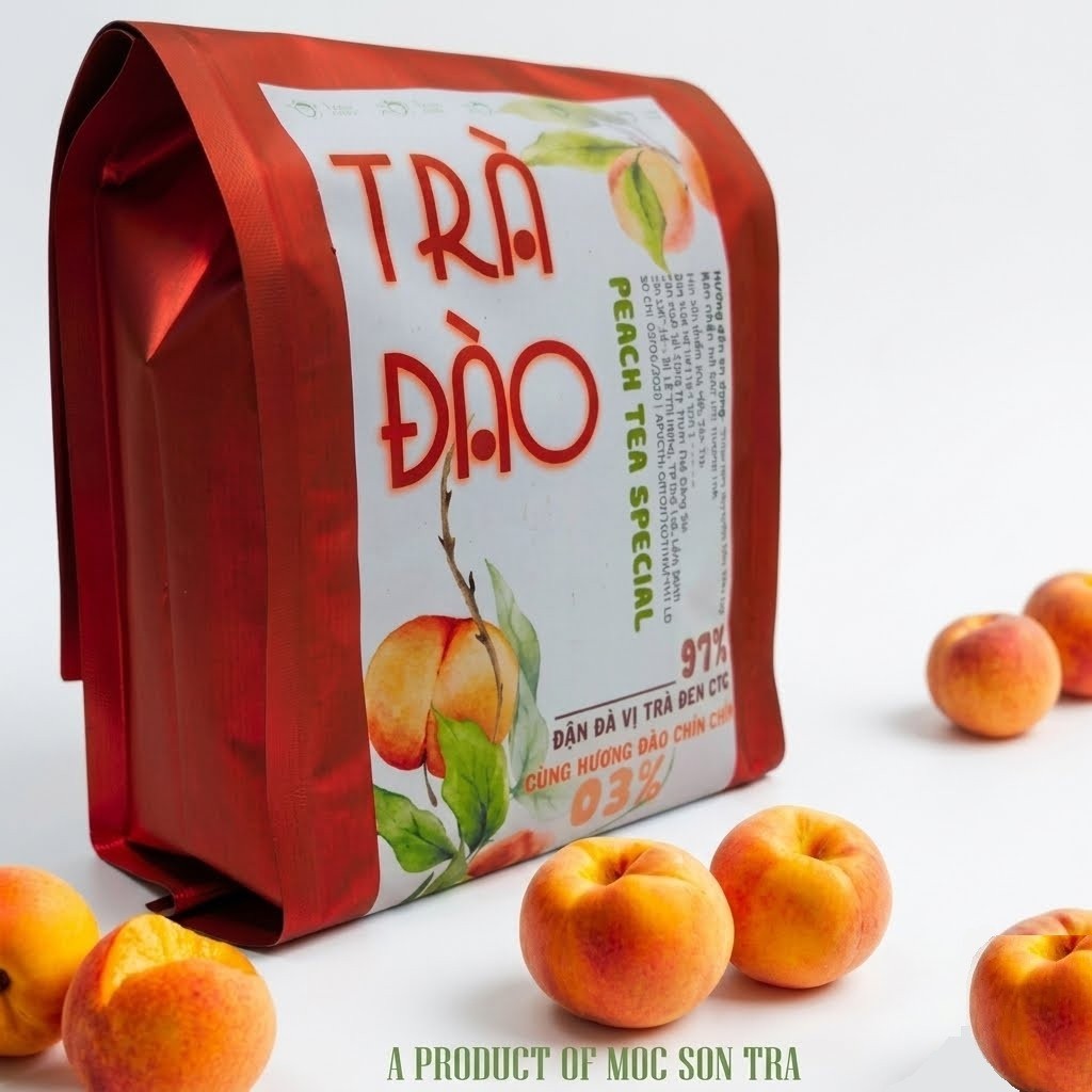Peach Tea Special 7.05 Oz ( 200g ) 97% Black Tea + 3% Authentic Peach Essence