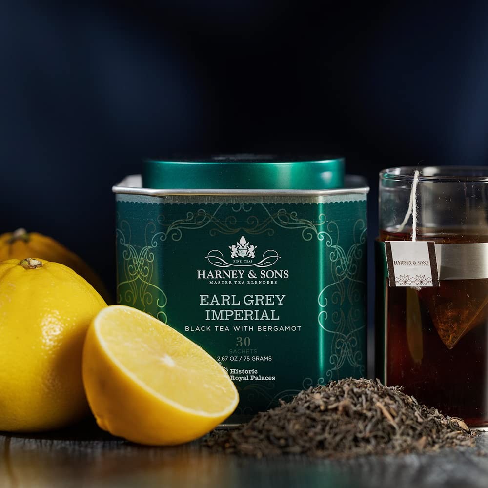 Harney & Sons HRP Earl Grey Tea, 30 Sachets, 30 Count (Pack of 1),