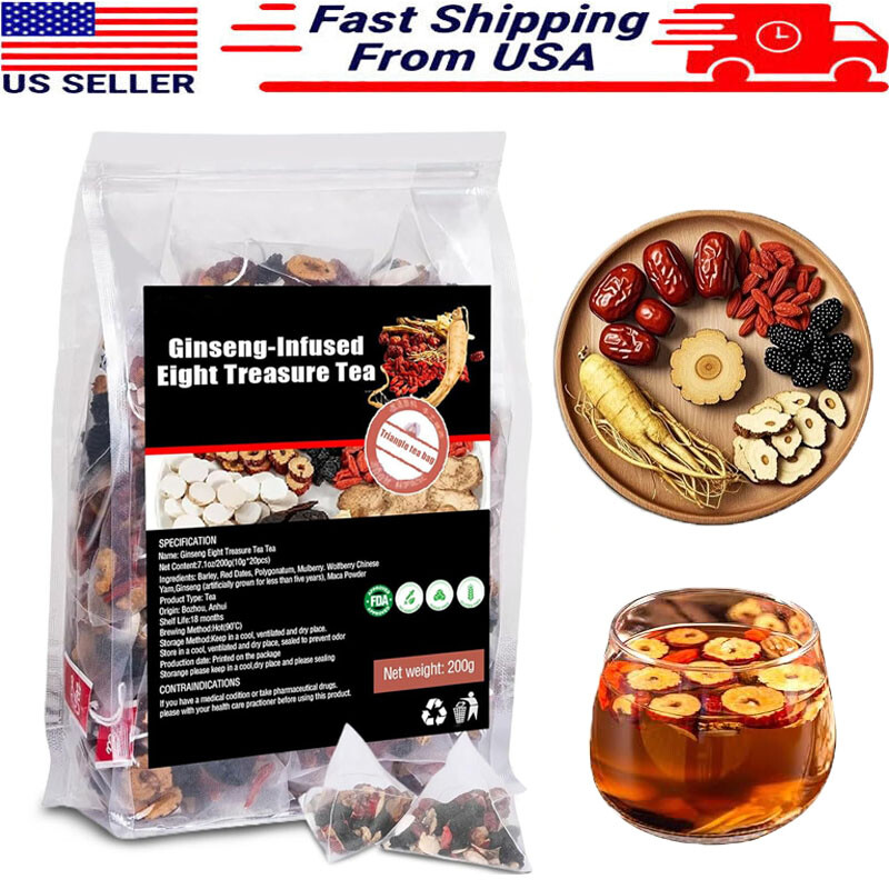 Ginseng Mulberry Medlar Tea, liver tea,kidney health Kidney Tea Chinese Herbal