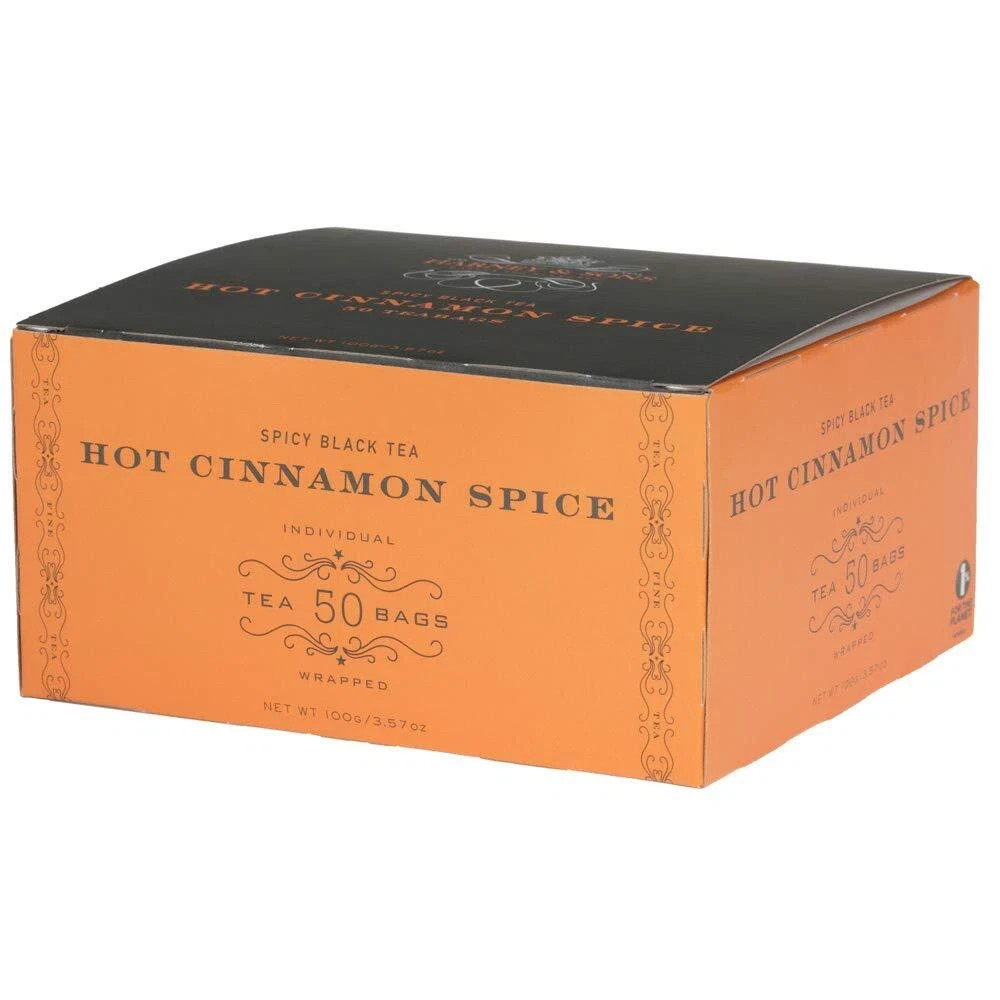 Hot Cinnamon Spice Tea, 50 Tea Bags